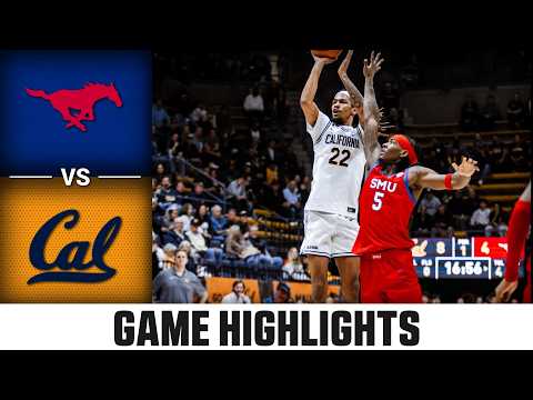 SMU vs. Cal Game Highlights | 2025-26 ACC Men's Basketball
