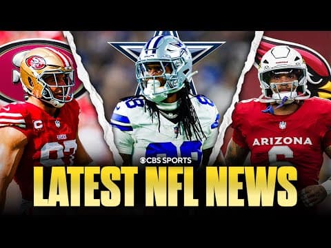 Latest NFL News: Injury Impact on CeeDee Lamb, James Conner, Nick Bosa & More