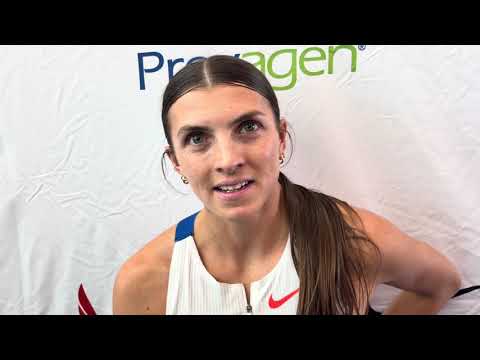 Maggie Congdon relieved to advance on time in women’s 800m, still learning indoor tactics