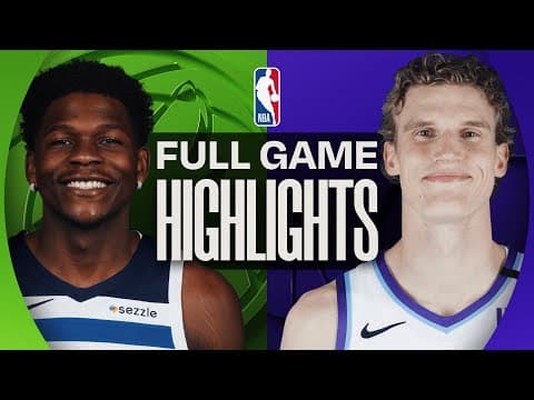 TIMBERWOLVES at JAZZ | FULL GAME HIGHLIGHTS | November 10, 2025
