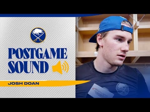 "We Have To Buckle Up" | Josh Doan After Overtime Loss To Tampa Bay | Buffalo Sabres