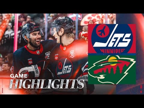 Minnesota Wild vs. Winnipeg Jets - Game Highlights