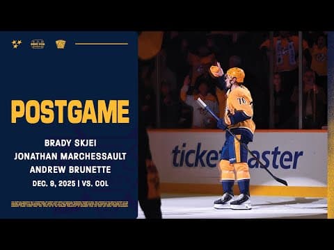 Skjei, Marchessault & Brunette - Postgame: Dec. 9, 2025