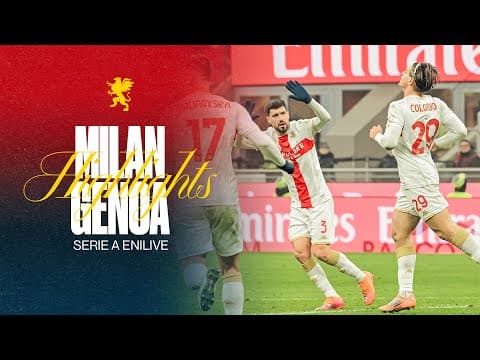 HL | MILAN 1-1 GENOA | SERIE A ENILIVE 25/26