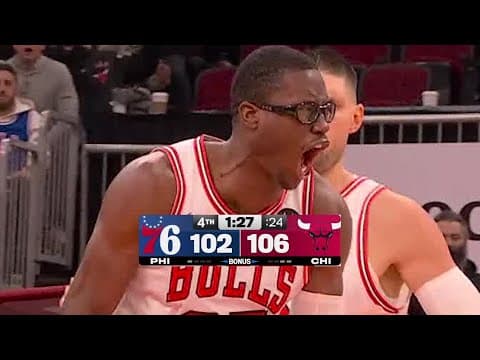Fina; 5:25 WILD ENDING Bulls vs 76ers | December 26, 2025
