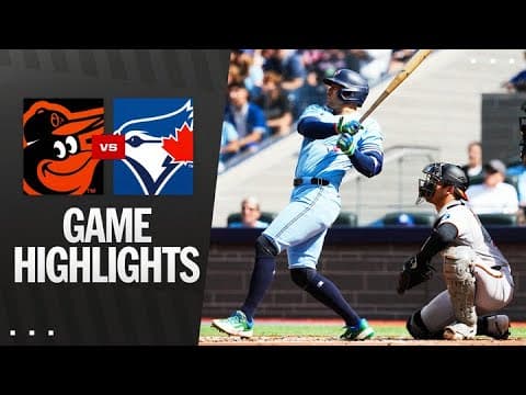 Orioles vs. Blue Jays Game Highlights (9/14/25) | MLB Highlights