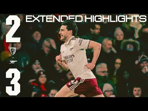 RICE SCORES TWICE! | Extended Highlights | Bournemouth vs Arsenal (2-3) | Premier League