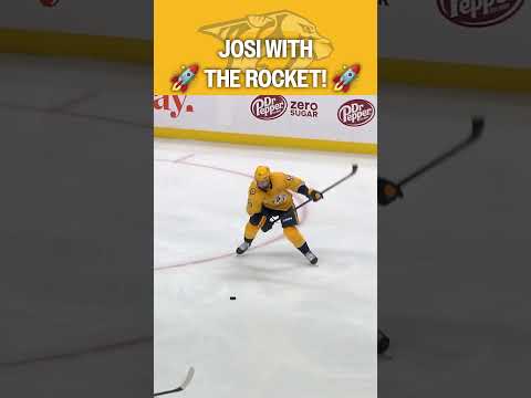 Roman Josi UNLOADS one! 🎯
