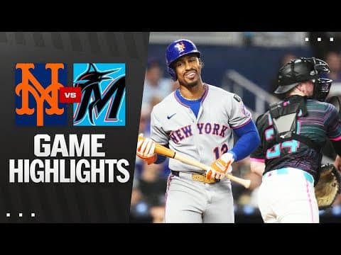 Mets vs. Marlins Game Highlights (9/27/25) | MLB Highlights