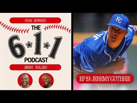 Jeremy Guthrie joins Ryan Howard and Jimmy Rollins in the latest episode of the 6-1-1 Podcast! š
