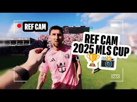 REF CAM: You’ve NEVER Seen MLS CUP Like This!