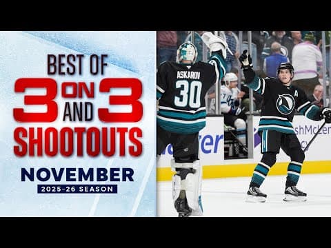 Best NHL OT Goals & Shootout Magic | November 2025