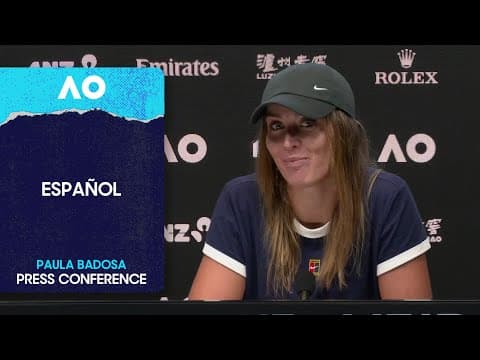 Paula Badosa Press Conference in Espanol | Australian Open 2026 First Round