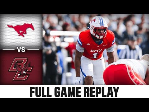 SMU vs Boston College Full Game Replay | 2025 ACC Football