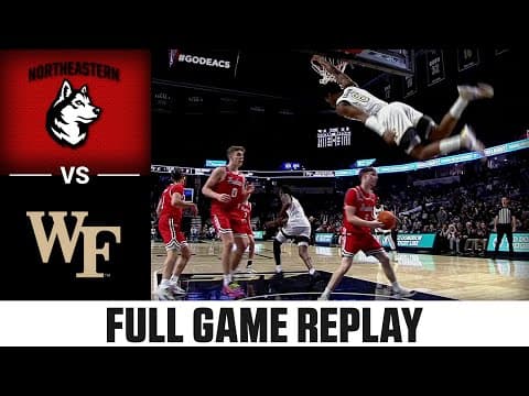 Northeastern vs. Wake Forest Full Game Replay | 2025-26 ACC Men's Basketball