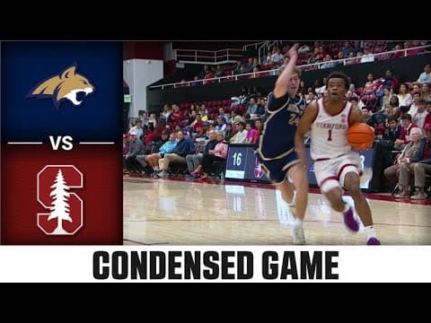 Montana State vs. Stanford Condensed Game | 2025-26 ACC Men's Basketball