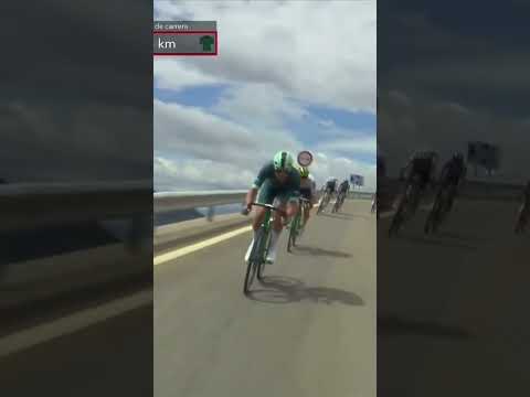 Faster than the motorbike 🏍️💨 Mads Pedersen was absolutely flying at La Vuelta 🔥