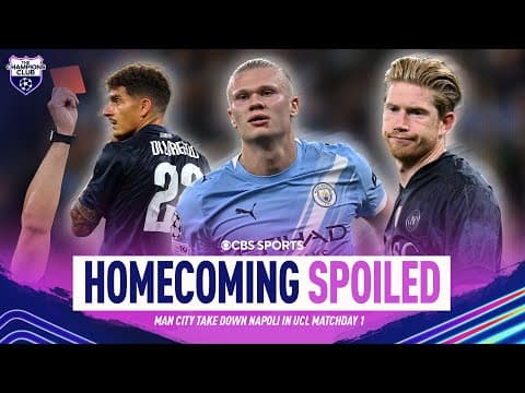 Manchester City vs Napoli REACTION | Erling Haaland best striker in the world? | Champions Club