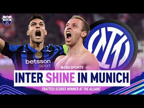 Inter SHOCK Bayern, Frattesi dedicates game winner to grandma π₯Ή | Lautaro Magic Goal |Champions Club