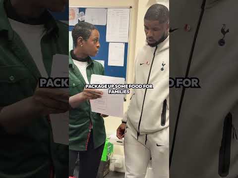 Join Kevin Danso on a recent trip to support the incredible team at Tottenham Foodbank ๐ค