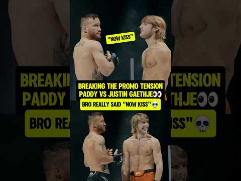 Bro told Paddy & Justin Gathje to KISSðŸ˜