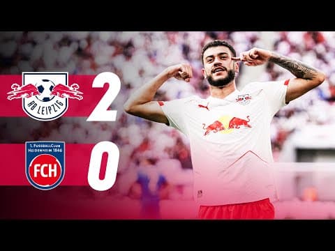 AMAZING BACKHEEL GOAL by Rômulo! | RB Leipzig vs FC Heidenheim 2-0 | Highlights Bundesliga