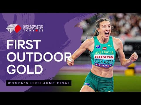Olyslagers claims gold in first ever 4-way podium | World Athletics Championships Tokyo 25
