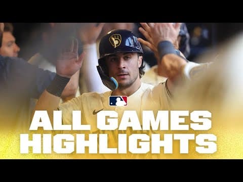 Highlights from ALL games on 8/13! (Brewers win 12th straight, Braves 9-run inning and MORE!)