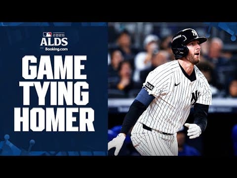 TIED UP! 😤 Ryan McMahon's solo home run ties the game for the Yankees in the 3rd inning! 💥