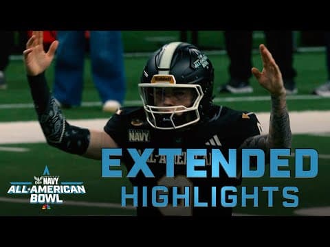 2026 Navy All-American Bowl Extended Highlights | 1/10/2026 | NBC Sports