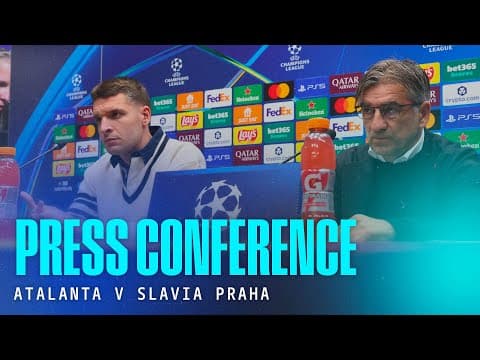 Atalanta-Slavia Praga | La conferenza stampa di Jurić e Djimsiti | UCL MD3 League Phase