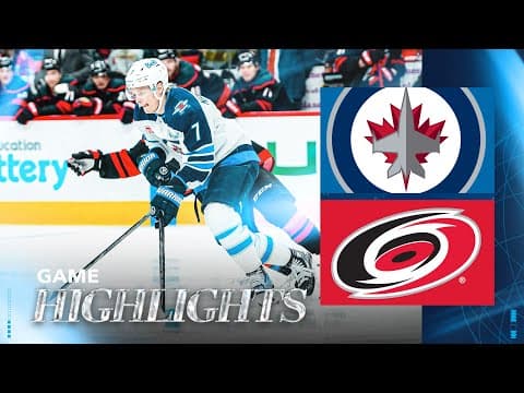 Carolina Hurricanes vs. Winnipeg Jets - Game Highlights