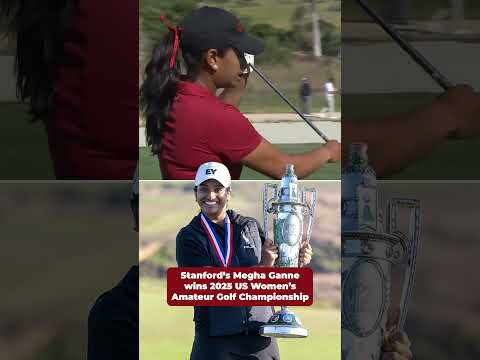 US Women's Amateur Golf champ Megha Ganne's college highlights 🏌️♀️🏆 #shorts