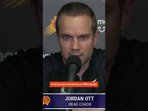 🗣️ Head Coach Jordan Ott on Oso Ighodaro's impact on both ends of the floor #shorts | Phoenix Suns
