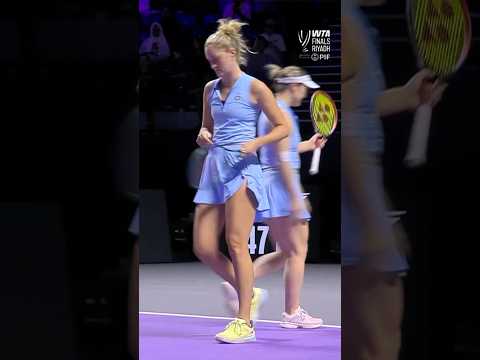 Magnificent from Erin Routliffe 🪄 #WTAFinalsRiyadh