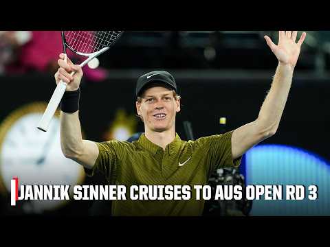 JANNIK SINNER WINS IN STRAIGHT SETS ๐ฟ 'Very special for all of us!' ๐๏ธ | 2026 Australian Open