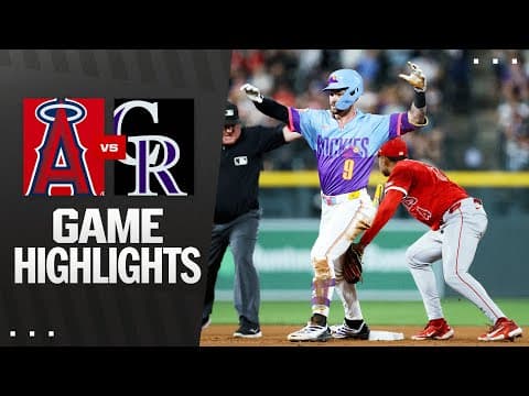 Angels vs. Rockies Game Highlights (9/19/25) | MLB Highlights