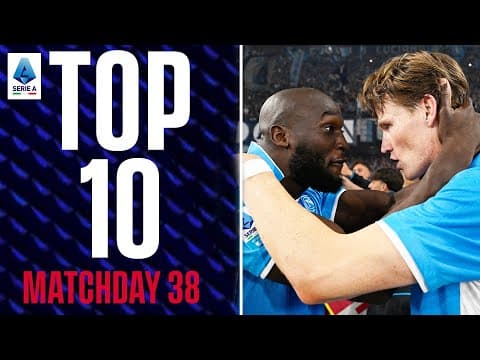 🚨 The BEST Serie A goals from Matchday 38 🚨 | McTominay, Lukaku, Orsolini, João Félix | CBS Sports