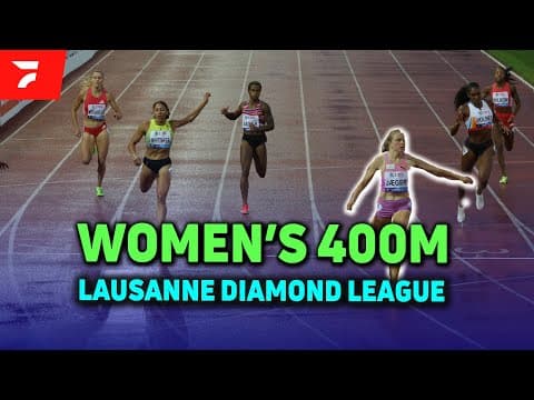 The Women's 400m Dash Goes DOWN TO THE LINE at Lausanne Diamond League 2025