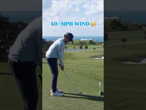 When the wind controls your swing π