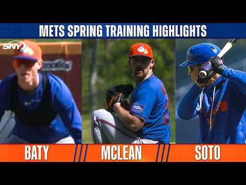 Juan Soto, Nolan McLean & Brett Baty are here, there and everywhere as Mets spring training rolls on