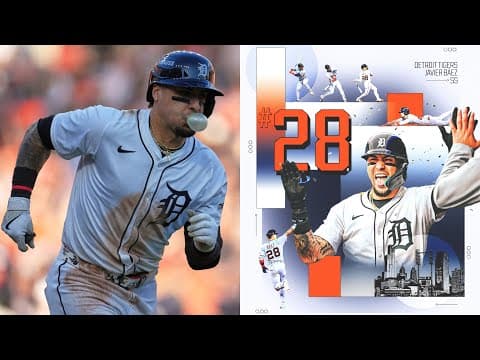 LIFT OFF IN DETROIT 🚀 Javier Báez destroys a two-run home run, extends Tigers' lead 💪