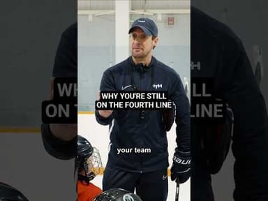 WHY YOU'RE STILL ON THE FOURTH LINE #hockeycoaching #hockeytraining