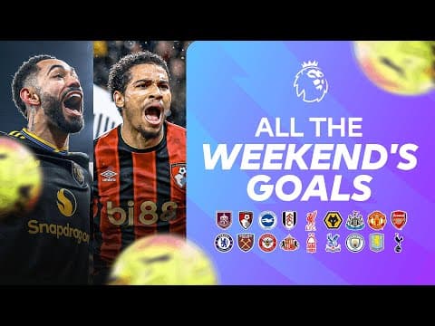 EVERY Weekend Goal | Matchweek 23 | 2025/26 Premier League Highlights