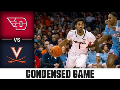 Dayton vs. Virginia Condensed Game | 2025-26 ACC Men’s Basketball