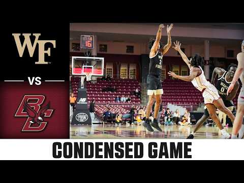 Wake Forest vs. Boston College Condensed Game | 2025-26 ACC Men's Basketball