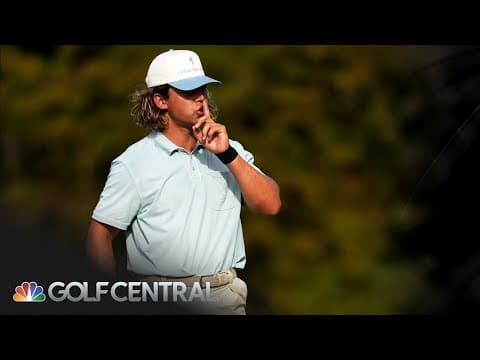 Garrick Higgo 'didn't mean anything' by shushing Sanderson Farms crowd | Golf Central | Golf Channel