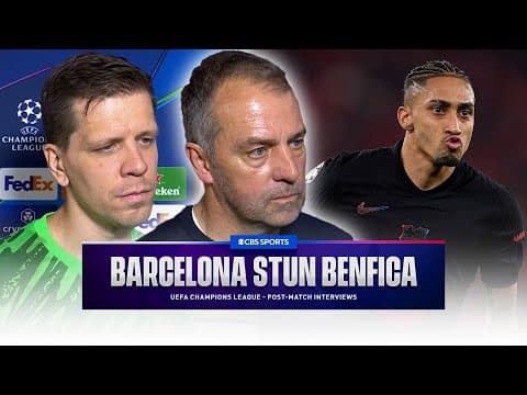 "We defend as a UNIT" Hansi Flick speaks after Barcelona ESCAPE Benfica with a victory π§