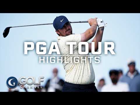 PGA Tour Highlights 2026: AT&T Pebble Beach Pro-Am, Round 1 | Golf Channel