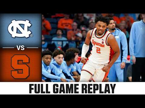 North Carolina vs. Syracuse Full Game Replay | 2025-26 ACC Men's Basketball